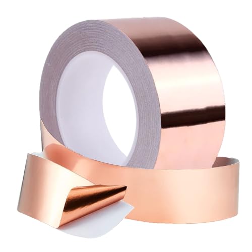 Yuexitech Kupfer Schneckenband,3cm×20m Kupferband Gegen Schnecken Hochbeet,Selbstklebend Schneckenabwehr Kupfer Schneckenband für Pflanzenschutz, Kupferfolieband EMI Selbstklebend Abschirmband Yuexitech Kupfer Schneckenband,3cm×20m Kupferband Gegen Schnecken Hochbeet,Selbstklebend Schneckenabwehr Kupfer Schneckenband für Pflanzenschutz, Kupferfolieband EMI Selbstklebend Abschirmband von Yuexitech