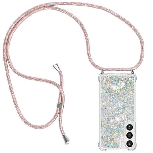 YuhooTech Handykette Hülle Kompatibel mit Samsung Galaxy S24 Handyhülle - Quicksand Glitzer Hülle mit Band - Silikon Handyhülle mit Kordel Umhängenband - Schnur mit Treibsand Case zum Umhängen YuhooTech Handykette Hülle Kompatibel mit Samsung Galaxy S24 Handyhülle - Quicksand Glitzer Hülle mit Band - Silikon Handyhülle mit Kordel Umhängenband - Schnur mit Treibsand Case zum Umhängen von YuhooTech