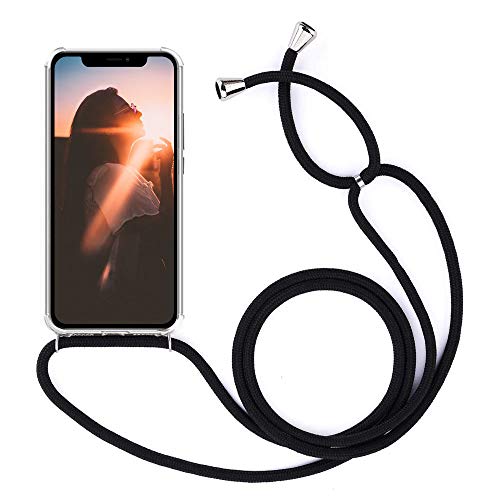 YuhooTech Handykette Hülle Kompatibel mit iPhone 12 Handyhülle, Smartphone Necklace Hülle mit Band - Handyhülle mit Kordel Umhängenband - Schnur mit Case zum umhängen von YuhooTech