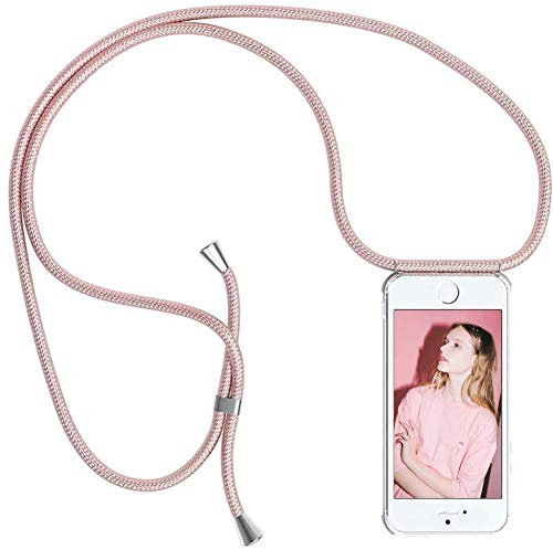 YuhooTech Handykette Hülle für iPhone 6/iPhone 6s Handyhülle, Smartphone Necklace Hülle mit Band - Handyhülle mit Kordel Umhängenband - Schnur mit Case zum umhängen in Rose Gold YuhooTech Handykette Hülle für iPhone 6/iPhone 6s Handyhülle, Smartphone Necklace Hülle mit Band - Handyhülle mit Kordel Umhängenband - Schnur mit Case zum umhängen in Rose Gold von YuhooTech