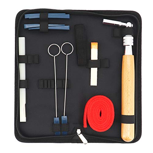 Yuhtech Piano Tuning Kit, 11 Pcs Piano Tuning Kit Klavier-Stimmset Profi Stimmwerkzeug Set für Anfänger und Profis von Yuhtech