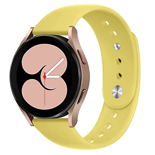 20mm Sportarmband für Samsung Galaxy Watch 7 6 5 4 FE 40mm 44mm/5Pro 45mm/Galaxy Watch 6&4 Classic 47mm 46mm 43mm 42mm Damen Herren,Silikon Sport Band für Galaxy Watch 3 41mm/Active 2/Watch 42mm von YuiYuKa