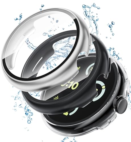 3 Stück Wasserdicht Hülle mit Displayschutz für Google Pixel Watch 3 2 1 Hülle 41mm/3 45mm Case,Hard PC Protect Cover mit Gehärtetes Schutzglas Rundum Schutzhülle für Pixel Watch 3 2 1 3 Stück Wasserdicht Hülle mit Displayschutz für Google Pixel Watch 3 2 1 Hülle 41mm/3 45mm Case,Hard PC Protect Cover mit Gehärtetes Schutzglas Rundum Schutzhülle für Pixel Watch 3 2 1 von YuiYuKa