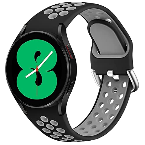Armband für Samsung Galaxy Watch 7 6 5 4 FE Band 40mm 44mm/5 Pro 45mm/6 Classic 43mm 47mm/4 Classic 42mm 46mm/Active 1&2/Watch 3 41mm,Atmungsaktives Silikon-Sportarmband Ersatzband Damen Herren von YuiYuKa