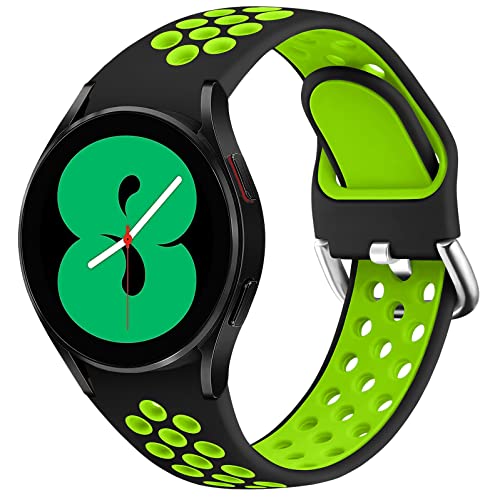 Armband für Samsung Galaxy Watch 7 6 5 4 FE Band 40mm 44mm/5 Pro 45mm/6 Classic 43mm 47mm/4 Classic 42mm 46mm/Active 1&2/Watch 3 41mm,Atmungsaktives Silikon-Sportarmband Ersatzband Damen Herren von YuiYuKa