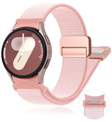 Ein Klick Magnet Armbänder für Samsung Galaxy Watch 7 6 5 4 FE Armband 40mm 44mm/Watch 6&4 Classic 47mm 43mm 46mm 42mm/5Pro 45mm Herren/Damen,Fabric Nylon Strap Sport Band für Galaxy Watch 7 FE 6 5 4 Ein Klick Magnet Armbänder für Samsung Galaxy Watch 7 6 5 4 FE Armband 40mm 44mm/Watch 6&4 Classic 47mm 43mm 46mm 42mm/5Pro 45mm Herren/Damen,Fabric Nylon Strap Sport Band für Galaxy Watch 7 FE 6 5 4 von YuiYuKa