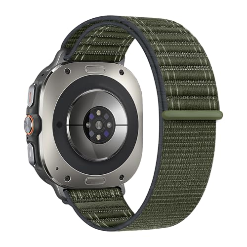 Geflochtenes Armbänder für Samsung Galaxy Watch 7 6 5 4 FE Armband 40mm 44mm/6&4 Classic 43mm 47mm 42mm 46mm/5Pro 45mm Herren Damen,Ein Klick Nylon Stoffband Sport Band für Galaxy Watch Ultra 7 6 5 4 von YuiYuKa