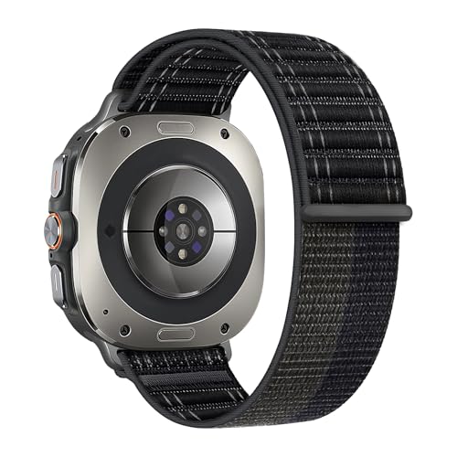 Geflochtenes Armbänder für Samsung Galaxy Watch 7 6 5 4 FE Armband 40mm 44mm/6&4 Classic 43mm 47mm 42mm 46mm/5Pro 45mm Herren Damen,Ein Klick Nylon Stoffband Sport Band für Galaxy Watch Ultra 7 6 5 4 von YuiYuKa