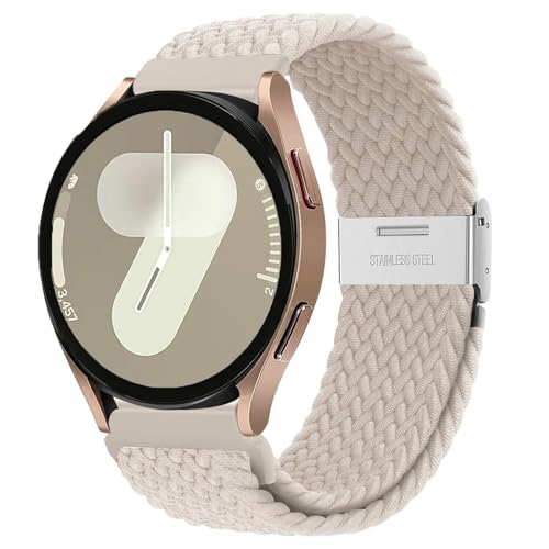20mm Geflochtenes Solo Loop für Samsung Galaxy Watch 7 6 5 4 FE 40mm 44mm/5Pro 45mm/6&4 Classic 43mm 47mm 42mm 46mm/3 41mm/Active/2,Verstellbarer Elastisches Nylon Armband für Galaxy Watch 7 6 5 4 20mm Geflochtenes Solo Loop für Samsung Galaxy Watch 7 6 5 4 FE 40mm 44mm/5Pro 45mm/6&4 Classic 43mm 47mm 42mm 46mm/3 41mm/Active/2,Verstellbarer Elastisches Nylon Armband für Galaxy Watch 7 6 5 4 von YuiYuKa