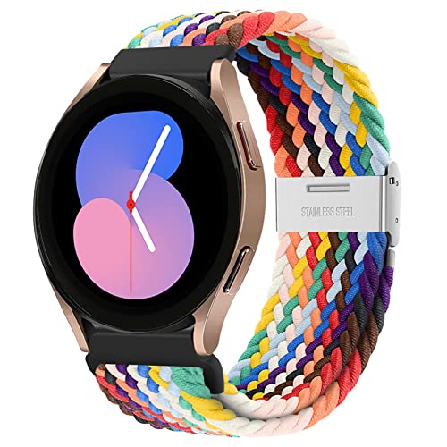 22mm Geflochtenes Solo Loop für Samsung Galaxy Watch 3 45mm/Galaxy Watch 46mm/Gear S3 Frontier Classic,Nylon Armband für Garmin vivoactive 4/Venu 2,für HUAWEI Watch GT/GT2/GT2e/GT3/4/GT4 Pro Band von YuiYuKa