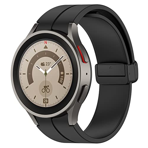 Silikon Armband kompatibel für Samsung Galaxy Watch 7 6 5 4 FE 40mm 44mm Damen Herren,Sport Silicone Ersatzband für Galaxy Watch 5 Pro 45mm/Galaxy Watch 6 4 Classic 42mm 43mm 46mm 47mm,Schwarz Silikon Armband kompatibel für Samsung Galaxy Watch 7 6 5 4 FE 40mm 44mm Damen Herren,Sport Silicone Ersatzband für Galaxy Watch 5 Pro 45mm/Galaxy Watch 6 4 Classic 42mm 43mm 46mm 47mm,Schwarz von YuiYuKa