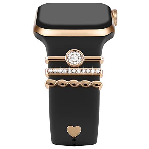YuiYuKa 5Pcs Charms für Apple Watch Armband 46mm 42mm 44mm 40mm 41mm 45mm 38mm 49mm Damen,Dekorative Ring iWatch Series 10 9 8 7 6 5 4 3 SE/Galaxy Watch 7 6 5 4 Smart Watch Band Metall Shiny Zubehör YuiYuKa 5Pcs Charms für Apple Watch Armband 46mm 42mm 44mm 40mm 41mm 45mm 38mm 49mm Damen,Dekorative Ring iWatch Series 10 9 8 7 6 5 4 3 SE/Galaxy Watch 7 6 5 4 Smart Watch Band Metall Shiny Zubehör von YuiYuKa