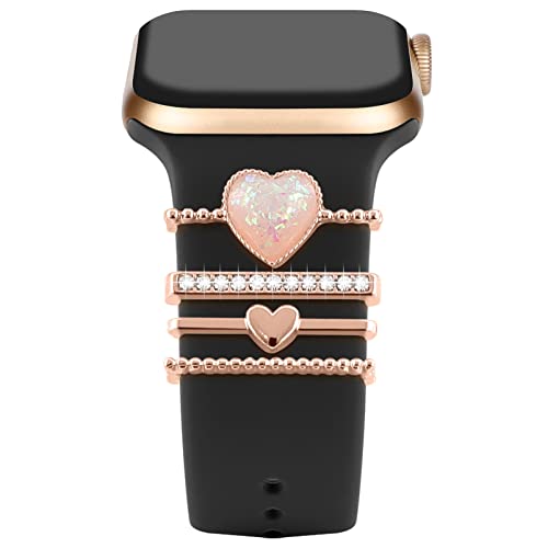 YuiYuKa 5Pcs Charms für Apple Watch Armband 46mm 42mm 44mm 40mm 41mm 45mm 38mm 49mm Damen,Dekorative Ring iWatch Series 10 9 8 7 6 5 4 3 SE/Galaxy Watch 7 6 5 4 Smart Watch Band Metall Shiny Zubehör YuiYuKa 5Pcs Charms für Apple Watch Armband 46mm 42mm 44mm 40mm 41mm 45mm 38mm 49mm Damen,Dekorative Ring iWatch Series 10 9 8 7 6 5 4 3 SE/Galaxy Watch 7 6 5 4 Smart Watch Band Metall Shiny Zubehör von YuiYuKa