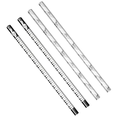 Yuiturt 4 Stück Musiknoten Bleistifte HB, Klavier Noten Bleistifte Set, Standard Schreibwaren für Musiker & Studenten, für Notizen machen, Perfektes Geschenk für Pianisten & Komponisten Yuiturt 4 Stück Musiknoten Bleistifte HB, Klavier Noten Bleistifte Set, Standard Schreibwaren für Musiker & Studenten, für Notizen machen, Perfektes Geschenk für Pianisten & Komponisten von Yuiturt