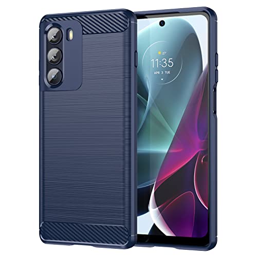 YukeTop Handyhülle für Motorola Moto G200 5G Hülle, Weiches TPU, Sturzsicher, Stoßfest, Schutzhülle für Motorola Moto G200 5G.(Blau) von YukeTop