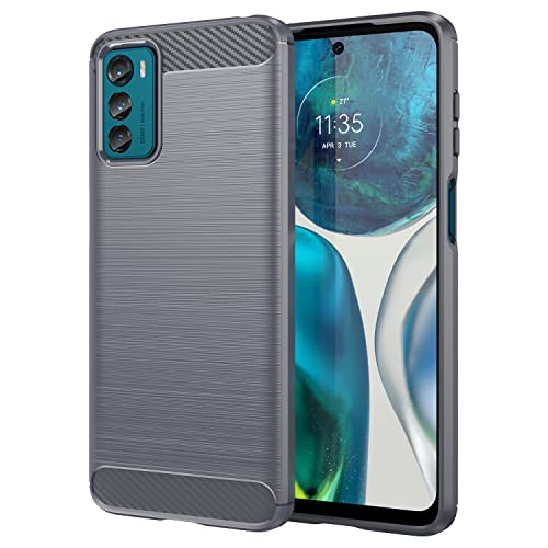 YukeTop Handyhülle für Motorola Moto G42 Hülle, Weiches TPU, Sturzsicher, Stoßfest, Schutzhülle für Motorola Moto G42.(Grau) von YukeTop