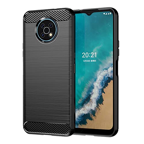 YukeTop Handyhülle für Nokia G50 Hülle, Weiches TPU, Sturzsicher, Stoßfest, Schutzhülle für Nokia G50.(Schwarz) von YukeTop