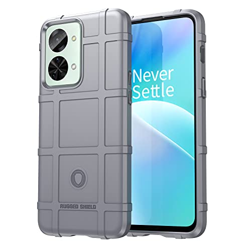 YukeTop Handyhülle für OnePlus Nord 2T 5G Hülle, Weiches TPU, Sturzsicher, Stoßfest, Schutzhülle für OnePlus Nord 2T 5G.(Grau) von YukeTop
