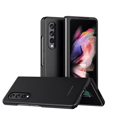 YukeTop Handyhülle für Samsung Galaxy Z Fold 4 Hülle, Klappbare Schutzhülle, Rundumschutz, Anti-Drop, Hard PC, Cover Schutzhülle für Samsung Galaxy Z Fold 4.(Schwarz) von YukeTop