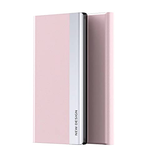 YukeTop Handyhülle für Xiaomi Mi 11i Hülle, mit Ständer, Leder + PC, Magnetischer Klapphülle, Schutzhülle für Xiaomi Mi 11i.(Rosa) von YukeTop