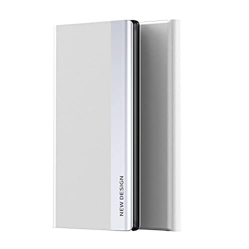 YukeTop Handyhülle für Xiaomi Mi 11i Hülle, mit Ständer, Leder + PC, Magnetischer Klapphülle, Schutzhülle für Xiaomi Mi 11i.(Weiß) von YukeTop