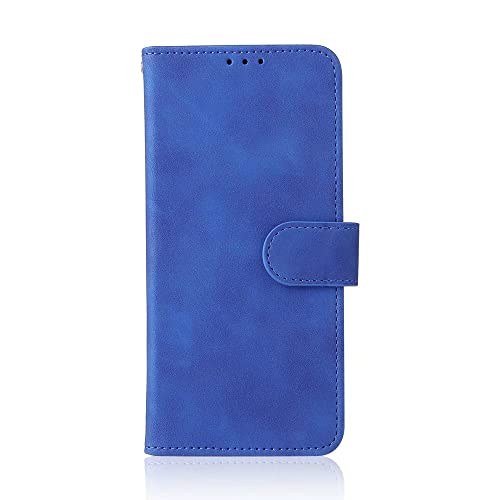 YukeTop Hülle für Motorola One Zoom, Mit Standfunktion und Kartenfächer Case, Premium Leder Cover Wallet Schutzhülle Tasche Handyhülle für Motorola One Zoom.(Blau) von YukeTop