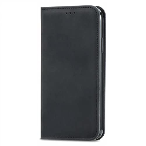 YukeTop Hülle für Nokia 2.3, Mit Standfunktion und Kartenfächer Case, Premium Leder Cover Wallet Schutzhülle Tasche Handyhülle für Nokia 2.3.(Schwarz) von YukeTop