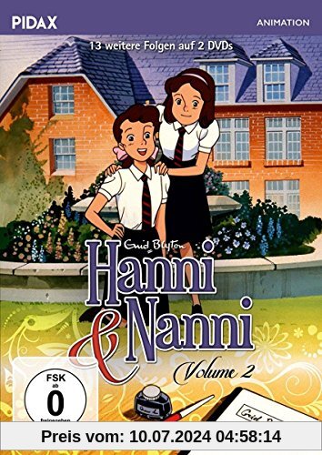 Hanni und Nanni - Vol. 2 / Weitere 13 Folgen der erfolgreichen Serie nach den Bestsellern von Enid Blyton (Pidax Animation) [2 DVDs] von Yukio Okazaki