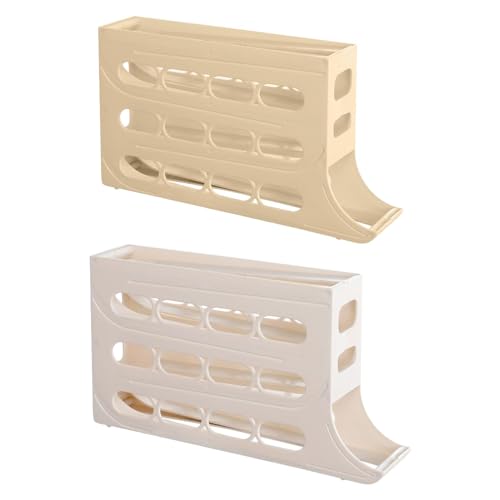 Eierspender Für Kühlschrank, Eierhalter Mit 4 Etagen Für Kühlschrank, Automatisch Rollender Eierspender Für Kühlschrank, Platzsparendes Eier-Organizer-Tablett Für Kühlschrank, Küche Bis Zu 30 Eier Eierspender Für Kühlschrank, Eierhalter Mit 4 Etagen Für Kühlschrank, Automatisch Rollender Eierspender Für Kühlschrank, Platzsparendes Eier-Organizer-Tablett Für Kühlschrank, Küche Bis Zu 30 Eier von Yulokdwi