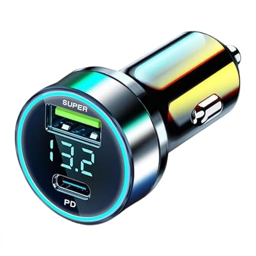 Yulokdwi Autoladegerät-Adapter, Autotelefon-Ladegerät | Doppelport-USB-Ladegerät - 240W USB-Autoladegerät Schnelllade-Autoadapter PD QC 3.0 Autoladegerät für Mobiltelefone Yulokdwi Autoladegerät-Adapter, Autotelefon-Ladegerät | Doppelport-USB-Ladegerät - 240W USB-Autoladegerät Schnelllade-Autoadapter PD QC 3.0 Autoladegerät für Mobiltelefone von Yulokdwi
