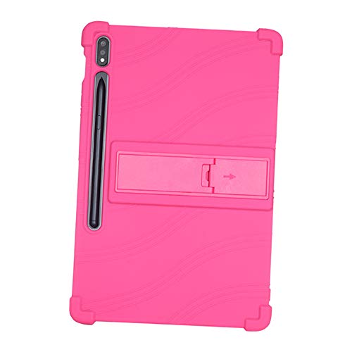 Yuluo Hülle für Samsung Galaxy Tab S7 Plus SM-T970/T975 12,4 Zoll Tablet Stand Silikon Weich Skin Stoßfest Fallfest Schützend Abdeckung Hüllen von Yuluo