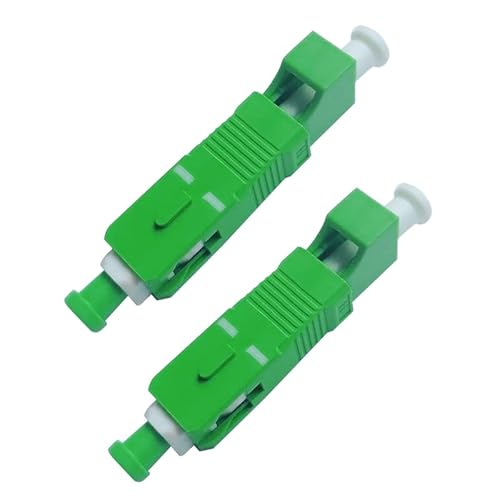 Yumyotor 2 Stück LC auf SC Adapter, Single Mode 9/125um LC/APC Female to SC/APC Male Simplex Hybrid Optical Fiber Adapter Connector Yumyotor 2 Stück LC auf SC Adapter, Single Mode 9/125um LC/APC Female to SC/APC Male Simplex Hybrid Optical Fiber Adapter Connector von Yumyotor
