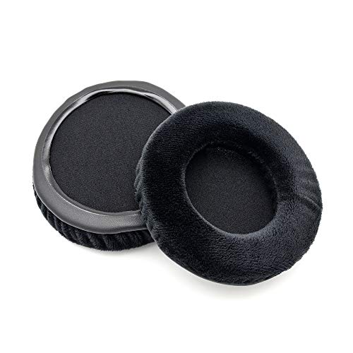 Ersatz-Ohrpolster aus Velours, Schwarz, kompatibel mit Sony MDR-RF865R MDR-RF865RK MDR-985R 985RK Kopfhörer von YunYiYi