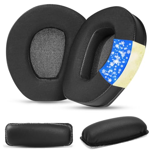 YunYiYi Kühlendes Gel-Ohrpolster, kompatibel mit Sennheiser RS165/RS1757 HDR175/HDR165/HDR175/TR165/TR175 Kopfhörern, Ersatz-Kopfbügel-Ohrpolster mit Eisseidenstoff, zusätzliche Dicke YunYiYi Kühlendes Gel-Ohrpolster, kompatibel mit Sennheiser RS165/RS1757 HDR175/HDR165/HDR175/TR165/TR175 Kopfhörern, Ersatz-Kopfbügel-Ohrpolster mit Eisseidenstoff, zusätzliche Dicke von YunYiYi