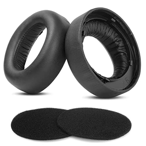YunYiYi PS5 Ersatz-Ohrpolster kompatibel mit Sony Playstation 5 Pulse 3D PS5/PS4 Neue Version 2018 CUHYA-0080 Wireless Kopfhörer Protein Leder Teile Ohrpolster von YunYiYi