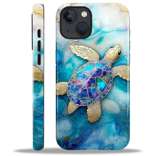 Yuning419 Schutzhülle kompatibel mit iPhone 15, Hybrid-Hartschalen-Schutzhülle, 2-lagig, stoßfest, robuste Handyhülle für iPhone 15, Marmor-Regenbogen-Schildkröte Yuning419 Schutzhülle kompatibel mit iPhone 15, Hybrid-Hartschalen-Schutzhülle, 2-lagig, stoßfest, robuste Handyhülle für iPhone 15, Marmor-Regenbogen-Schildkröte von Yuning419