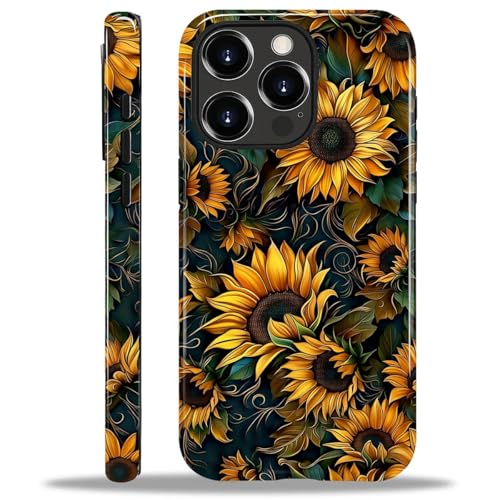Yuning419 Schutzhülle kompatibel mit iPhone 15 Pro Max, Hybrid-2-lagige Hartschalen-Schutzhülle, stoßfeste Schutzhülle für iPhone 15 Pro Max, Sonnenblumen mit wirbelnden Blättern Yuning419 Schutzhülle kompatibel mit iPhone 15 Pro Max, Hybrid-2-lagige Hartschalen-Schutzhülle, stoßfeste Schutzhülle für iPhone 15 Pro Max, Sonnenblumen mit wirbelnden Blättern von Yuning419