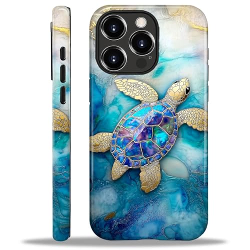 Yuning419 Schutzhülle kompatibel mit iPhone 16 Pro Max, Hybrid-2-lagige Hartschalen-Schutzhülle, stoßfest, robuste Handyhülle für iPhone 16 Pro Max, Marmor-Regenbogen-Schildkröte Yuning419 Schutzhülle kompatibel mit iPhone 16 Pro Max, Hybrid-2-lagige Hartschalen-Schutzhülle, stoßfest, robuste Handyhülle für iPhone 16 Pro Max, Marmor-Regenbogen-Schildkröte von Yuning419