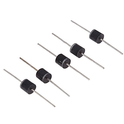 50-teilige Dioden, 10A10 1000V 10A Hochspannungsgleichrichterdiode Gleichrichterdioden, zur Isolation, Spannungsregler, Polaritätsschutz, Codierungsmodulation, Frequenzmodulation usw. von Yunir