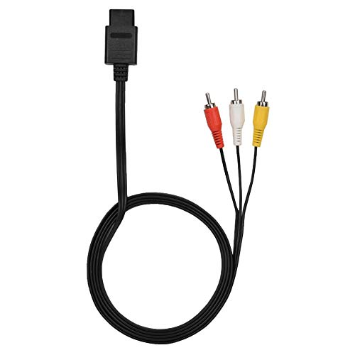 AV-Kabel, Spielekonsole AV-Kabel Audio-Video-Kabel für NINTENDO SNES, ultradicke und flexible Jacke mit farbcodierten Anschlüssen für eine einfache Installation von Yunir