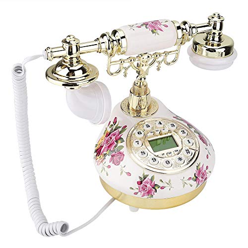 Antikes antikes Telefon, MS-9101 FSK und DTMF Anrufer-ID Vintage Retro-Telefon mit Freisprech-Hintergrundbeleuchtung für Zuhause/Hotel von Yunir