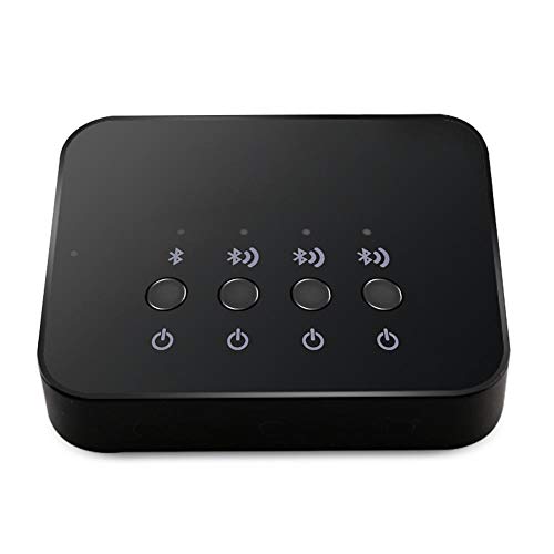 Audio-Bluetooth-Adapter, 1 In 3 Out Bluetooth 4.0-Sender-Empfänger, Audio-Splitter für Musikfreigabegeräte, 3,5-mm-Kabel-/Wireless-Verbindung, für Heimlautsprecher/TV/Telefone Audio-Bluetooth-Adapter, 1 In 3 Out Bluetooth 4.0-Sender-Empfänger, Audio-Splitter für Musikfreigabegeräte, 3,5-mm-Kabel-/Wireless-Verbindung, für Heimlautsprecher/TV/Telefone von Yunir