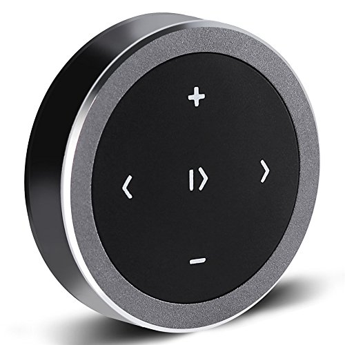 Autolenkrad Multimedia-Tasten, Universal Car Wireless Bluetooth 4.0 Fernbedienung Medientaste Auto-Audio-Controller für Handy-Tablet von Yunir