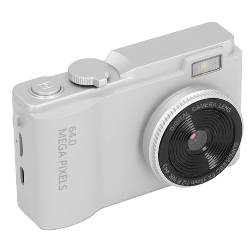 Digitalkamera für Fotografie, Autofokus 48 MP Vlogging-Kamera für YouTube mit 2,4-Zoll-Bildschirm, 16-fachem Digitalzoom, Kompakte Reisekamera, Blitz, Anti-Shake, für Teenager, Digitalkamera für Fotografie, Autofokus 48 MP Vlogging-Kamera für YouTube mit 2,4-Zoll-Bildschirm, 16-fachem Digitalzoom, Kompakte Reisekamera, Blitz, Anti-Shake, für Teenager, von Yunir