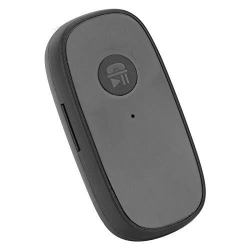 Drahtloser Ohrhörer-Kragenclip Bluetooth 5.0-Empfänger mit Speicherkartenwiedergabe für Normale Audio-kabelgebundene Kopfhörer Verschiedene Audioformate(Black, Standard) von Yunir
