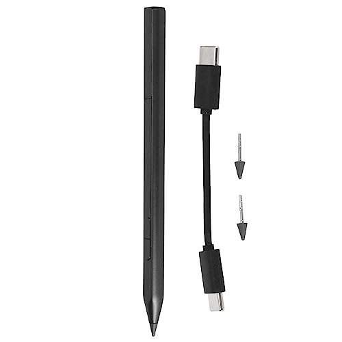 Eingabestift für Touchscreens, Wiederaufladbarer Eingabestift mit Hoher Empfindlichkeit, Geringer Latenz, Anpassbaren Tasten, Magnetischer Spitze, für Pavilion X360 und Andere Eingabestift für Touchscreens, Wiederaufladbarer Eingabestift mit Hoher Empfindlichkeit, Geringer Latenz, Anpassbaren Tasten, Magnetischer Spitze, für Pavilion X360 und Andere von Yunir