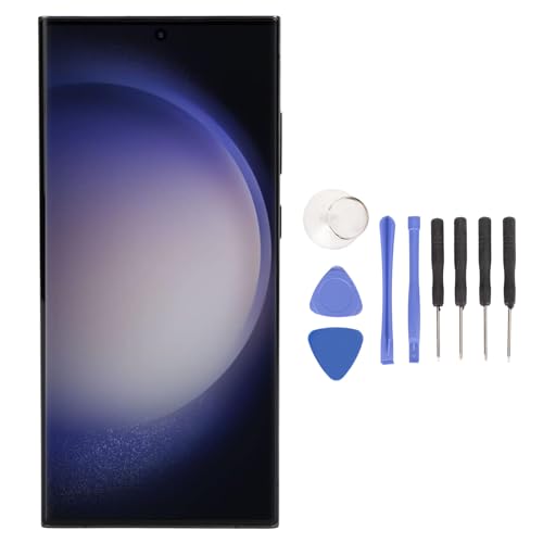 Ersatzbildschirm für Galaxy S23 Ultra 5G SM S918B Internationale Version, Bildschirm mit digitalem Rahmenaufdruck, Touchscreen-Ersatz-Set mit 3 Farben, Ersatzteile für Telefon Ersatzbildschirm für Galaxy S23 Ultra 5G SM S918B Internationale Version, Bildschirm mit digitalem Rahmenaufdruck, Touchscreen-Ersatz-Set mit 3 Farben, Ersatzteile für Telefon von Yunir