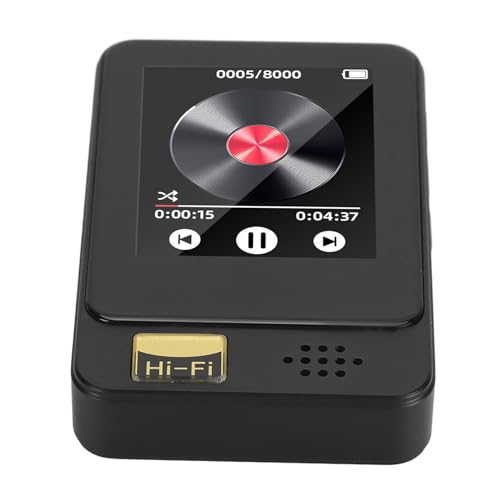 MP3-Player mit Bluetooth 5.0, HiFi-MP3-Spotify-Player mit Verlustfreiem Sound, 1,77-Zoll-Touchscreen-Streaming-MP3-MP4-Player mit FM, Radio, E-Book, für Kinder und Erwachsene MP3-Player mit Bluetooth 5.0, HiFi-MP3-Spotify-Player mit Verlustfreiem Sound, 1,77-Zoll-Touchscreen-Streaming-MP3-MP4-Player mit FM, Radio, E-Book, für Kinder und Erwachsene von Yunir
