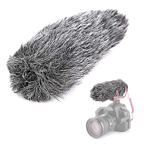 Mikrofon Windschutzscheibe Furry, für RODE VideoMic GO-Mikrofon, für Kapazitätsmikrofon, Elektretkondensatormikrofon usw. von Yunir
