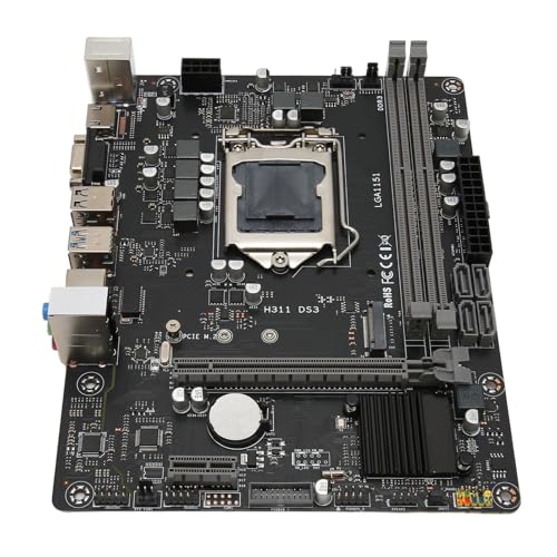 Motherboard, DDR3 M.2 PCIe SSD Desktop-Motherboard, mit SATA 3.0 USB 3.0 VGA HD-Ausgang, für Core-CPU-Computer-Ersatz der 6. Bis 9. Generation von Yunir